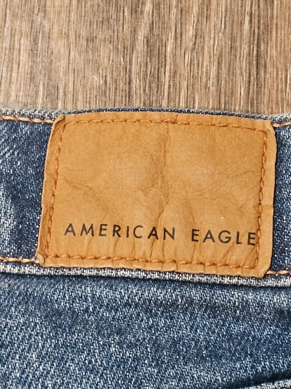 American Eagle Outfitters Dark Blue High-Rise Straight Jeans Size 000